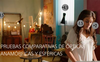 Pruebas comparativas de ópticas anamórficas y esféricas
